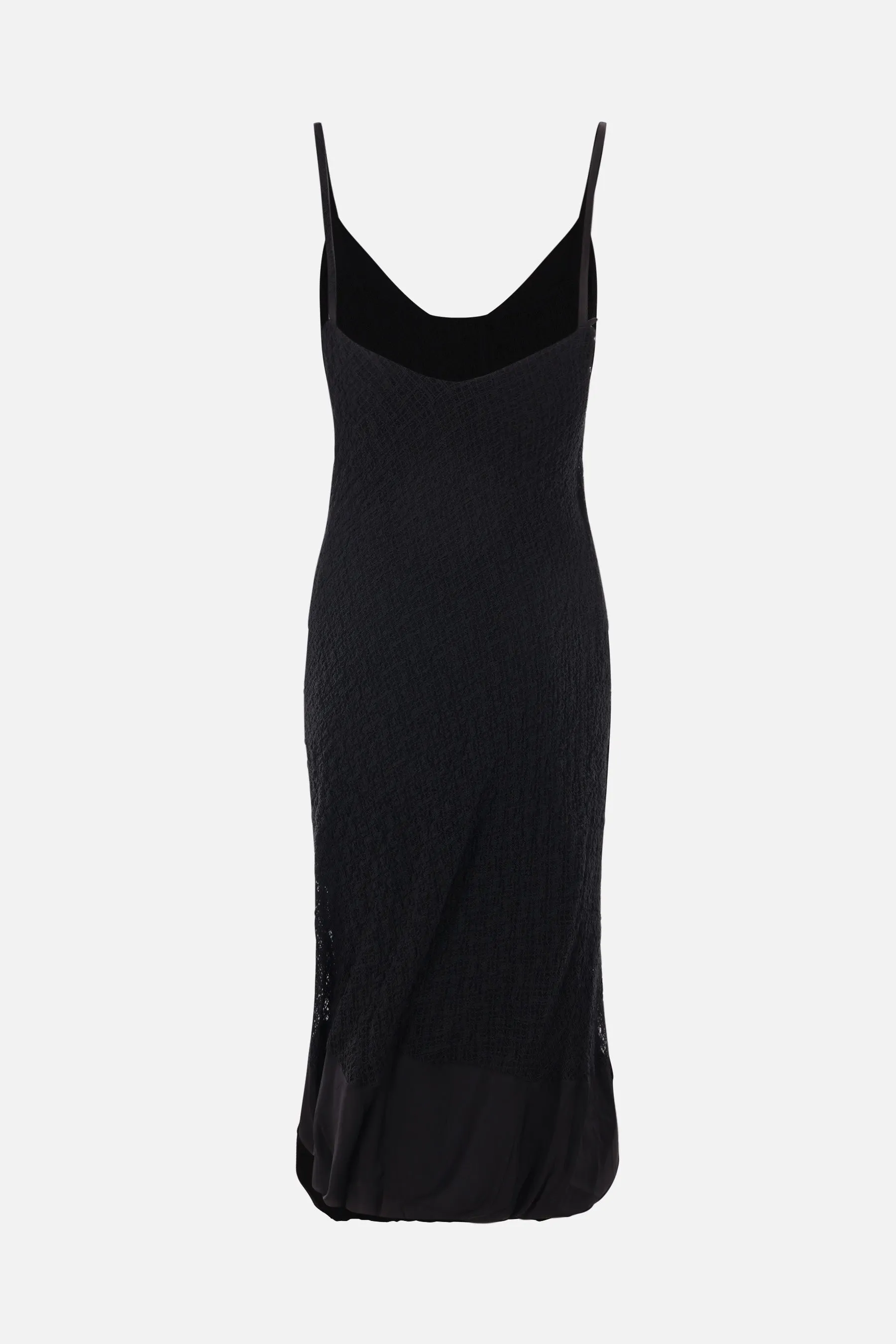 stretch mesh sleeveless dress