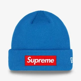 Supreme x New Era Beanie 'Box Logo' Blue FW22