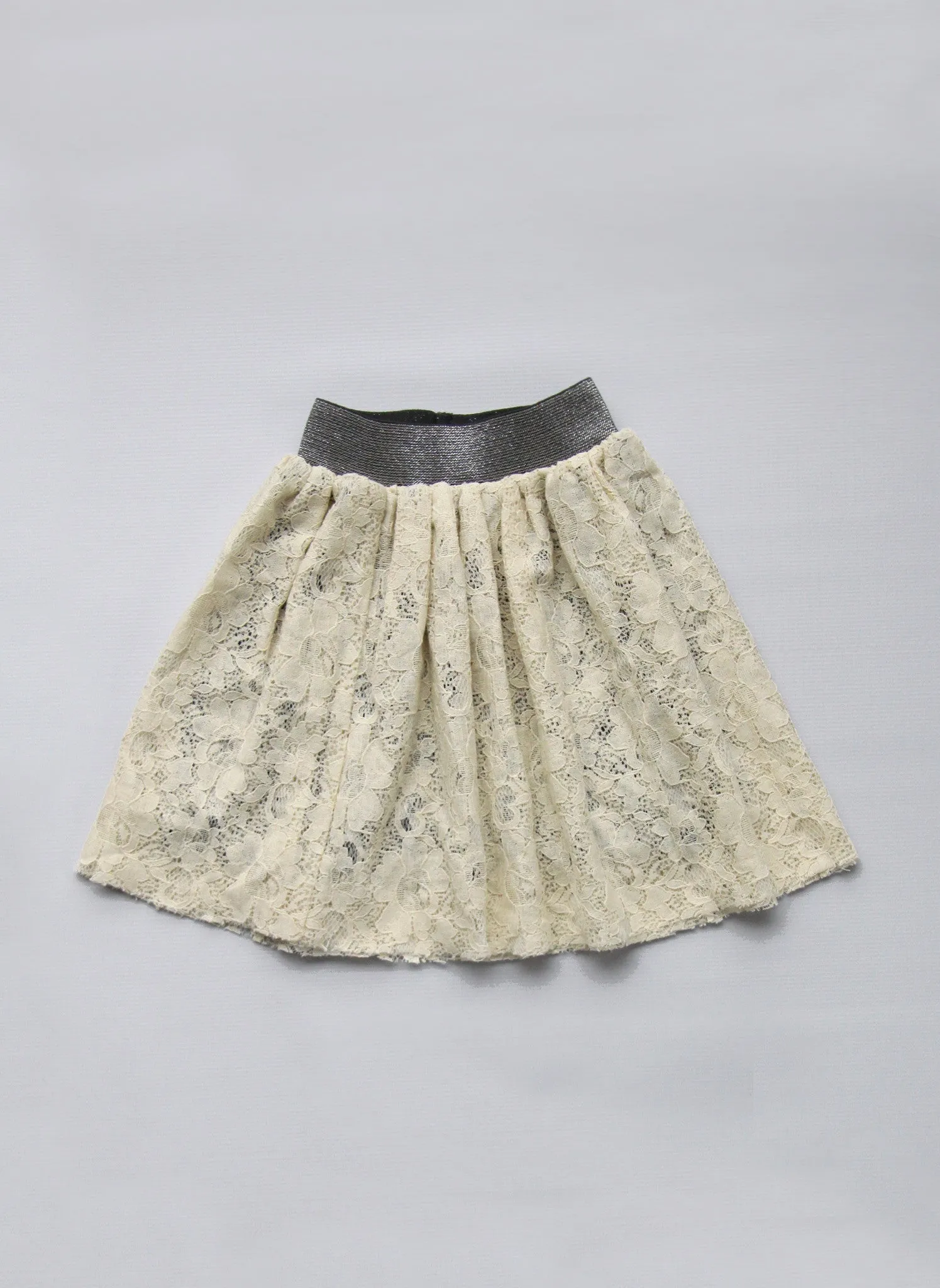 Vierra Rose Flora Lace Tutu in Natural