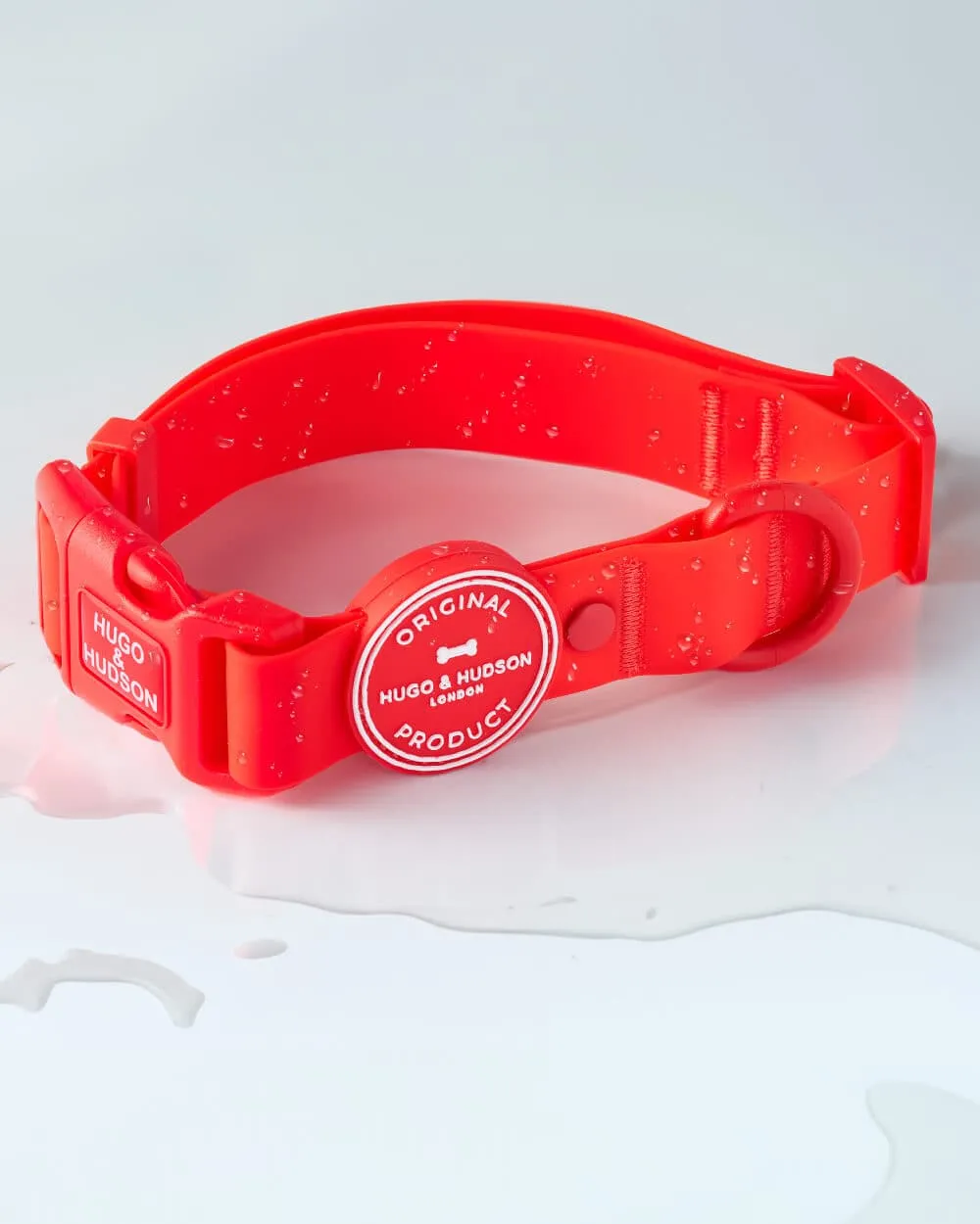 Waterproof Dog Collar - Red