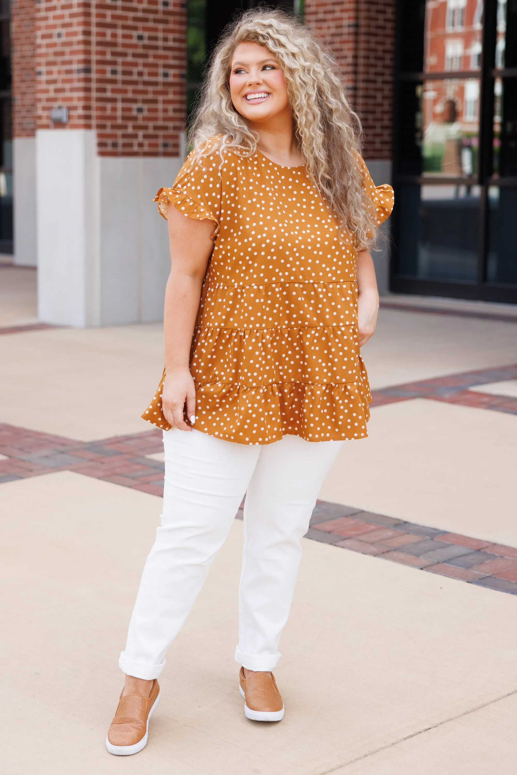 Weekend Ready Top, Marigold