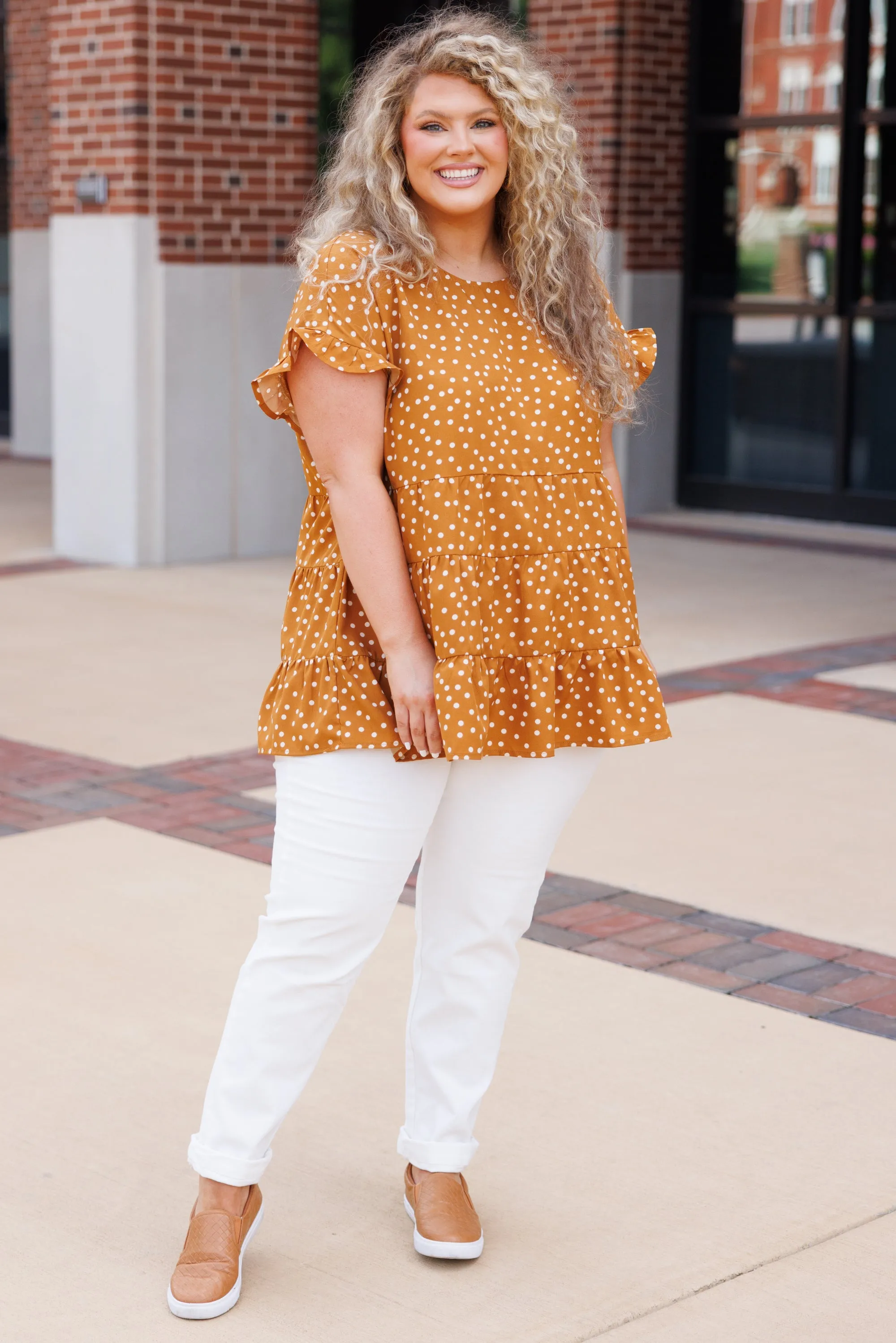 Weekend Ready Top, Marigold