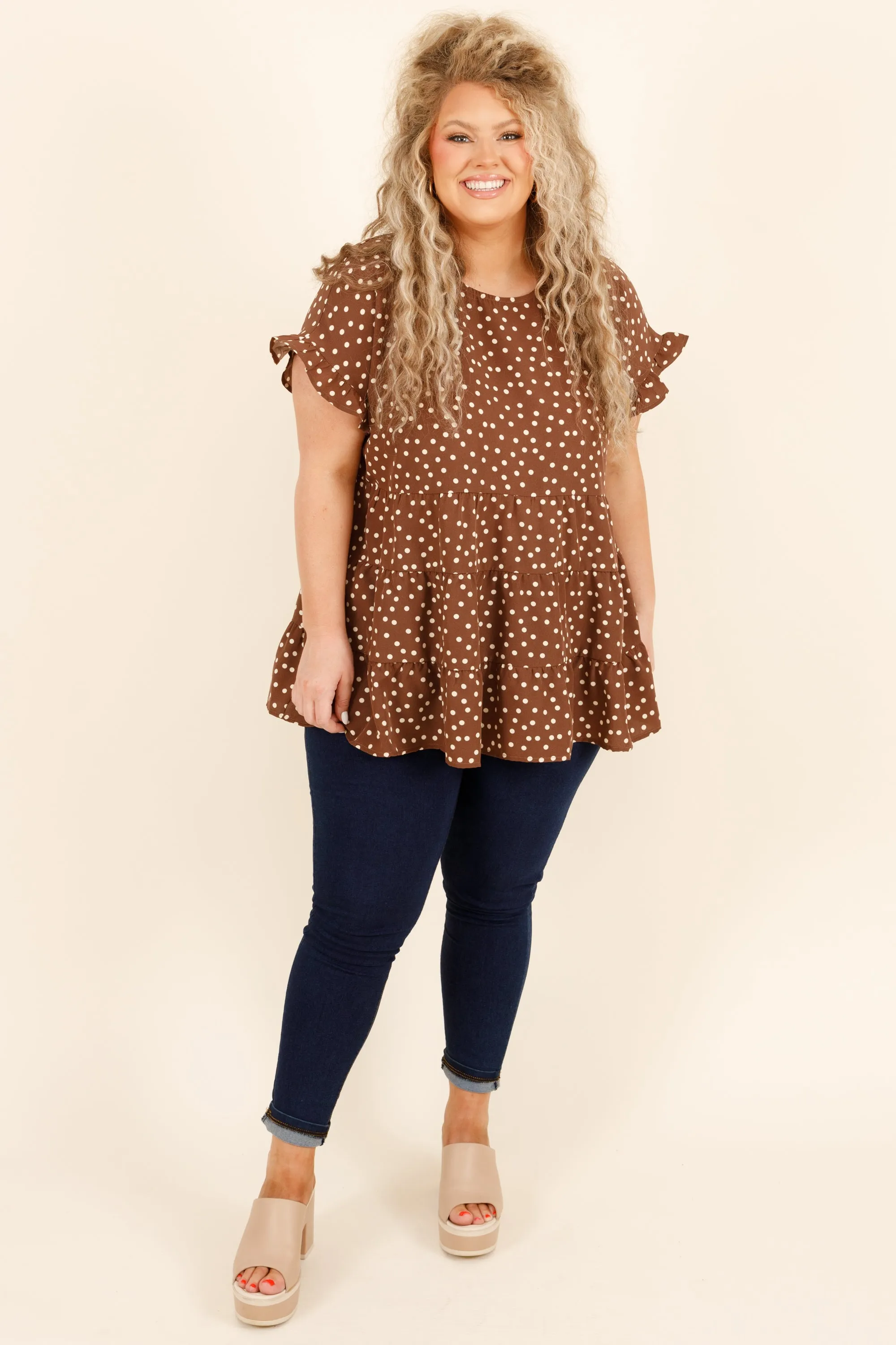 Weekend Ready Top, Mocha