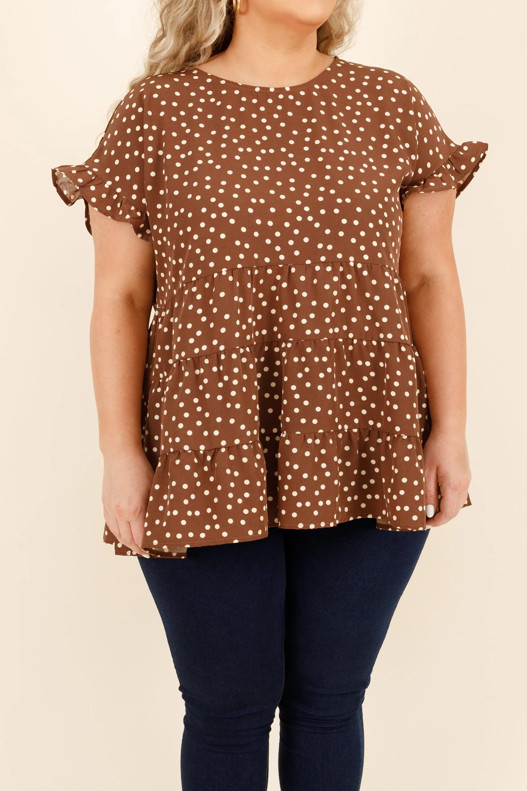 Weekend Ready Top, Mocha