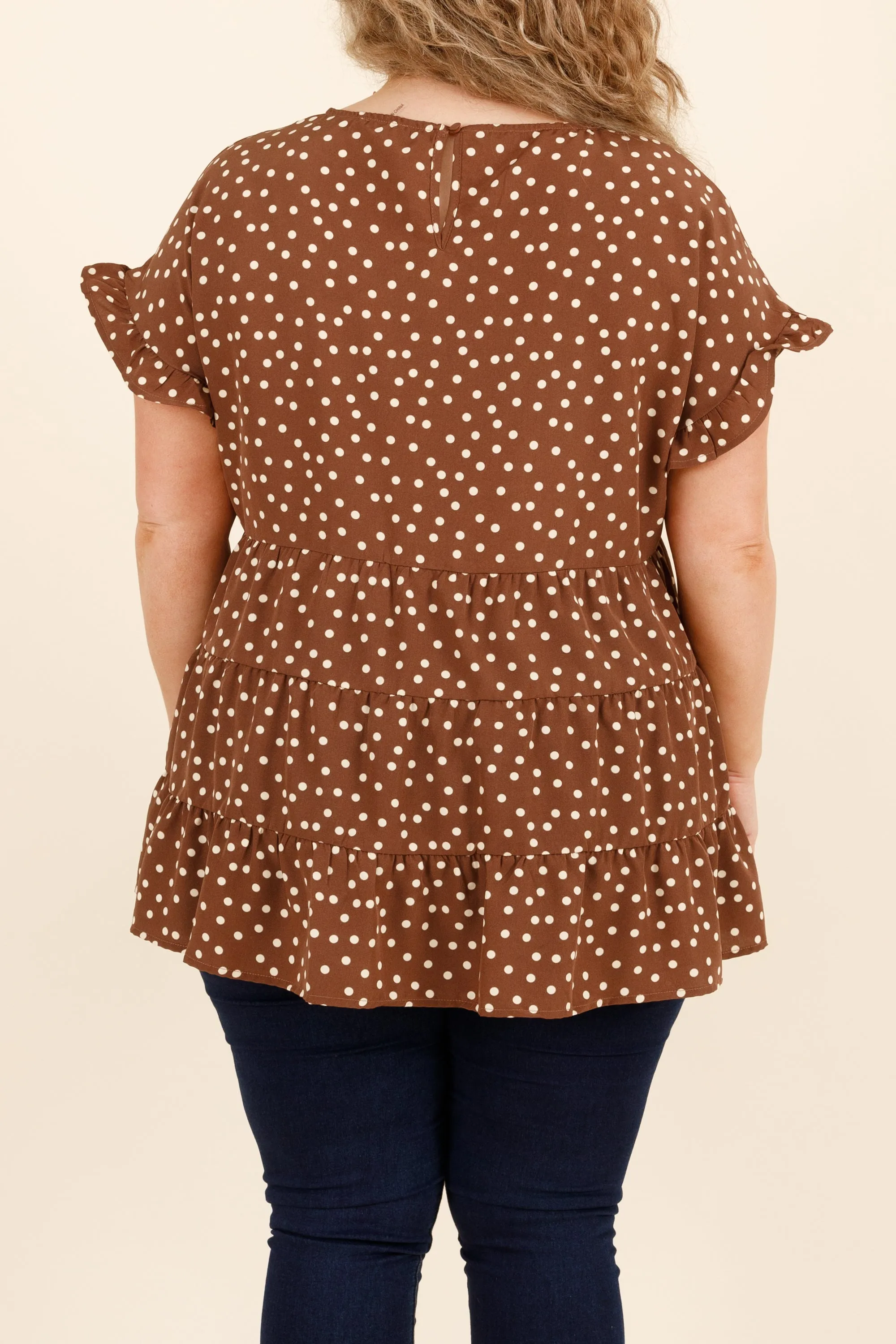 Weekend Ready Top, Mocha