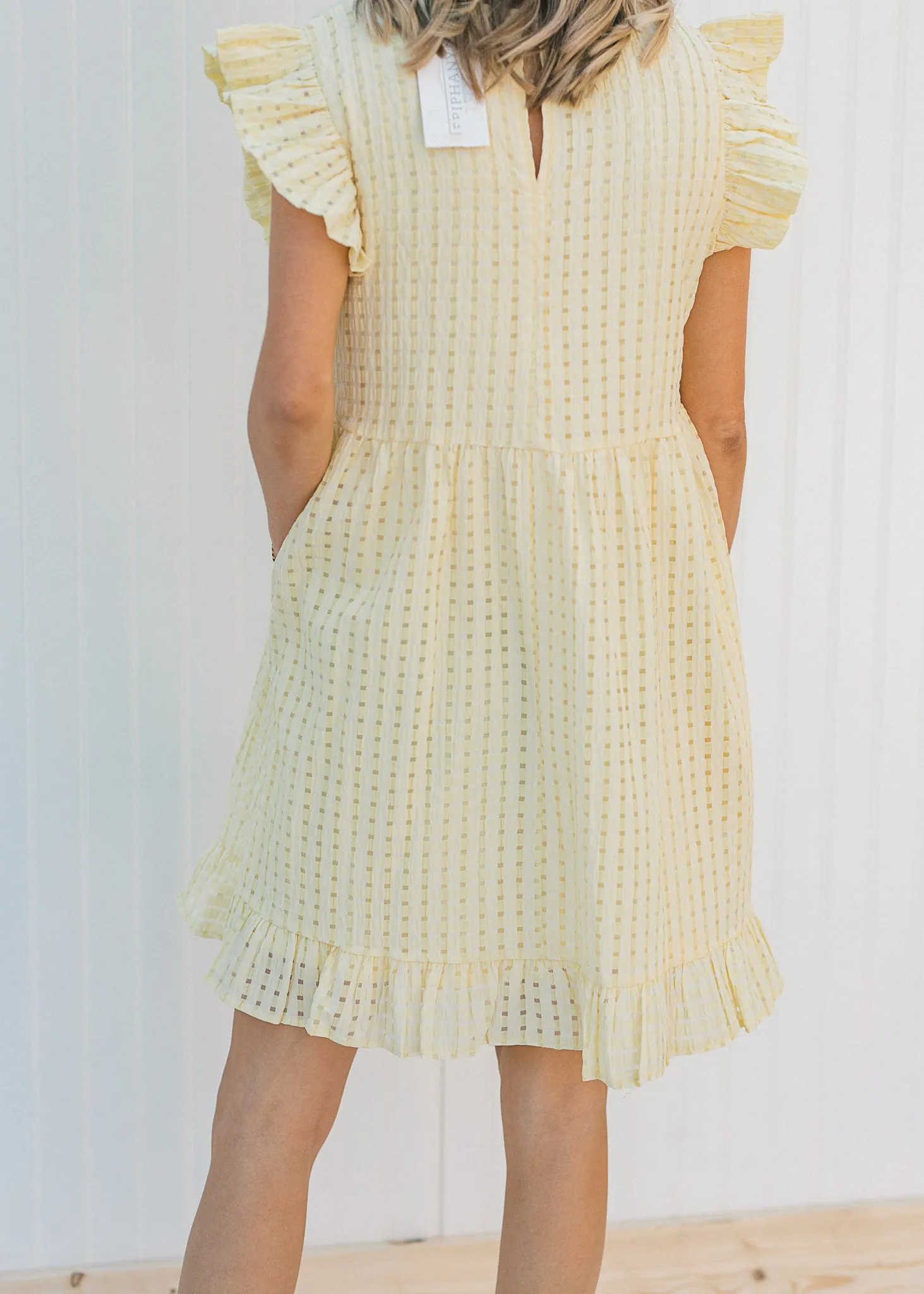 X Daisy Yellow Dress